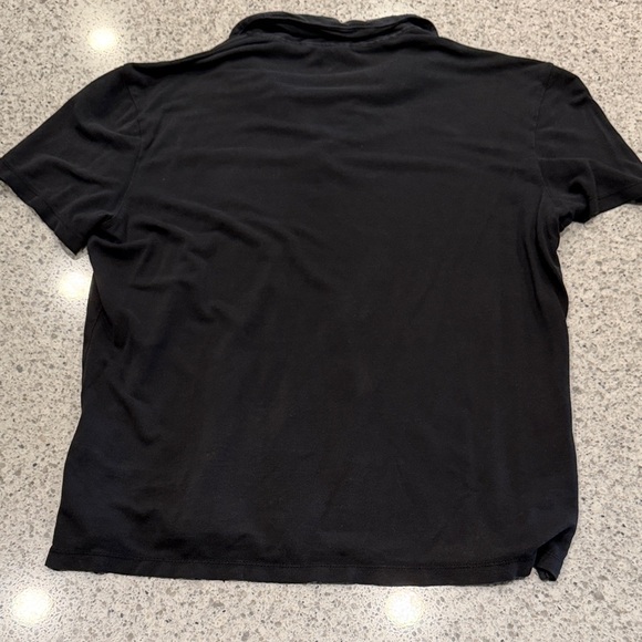 John Varvatos Charcoal Black Polo Shirt Size M - Picture 6 of 6